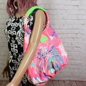 Lilly Pulitzer Large Canvas Tote